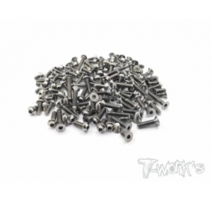 TSSU-VIPER989  Titanium Screw set (UFO Head) 183pcs. (Serpent VIPER 989) (#TSSU-VIPER989)