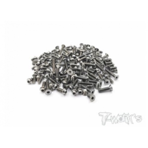 TSSU-750 64 Titanium Screw set (UFO Head) 134pcs. (For Serpent 750)