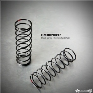 GM0020037 Shock Spring 19x58mm Hard Red (2)