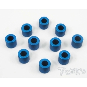 TA-011TB Aluminum 3x5.0mm Bore Washer (Tamiya Blue) 10pcs