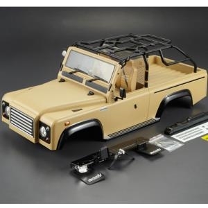 48418  1/10 Scale Crawler Finished Body MARAUDER Matte Military Desert Color (Printed) Light buckets assembled