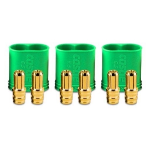 CSE011-0068-00 Castle Creations 6.5mm Polarized Bullet Connector (3) (Male)