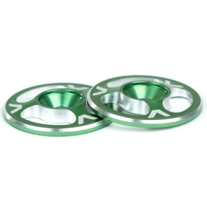 AV1060-GRN Triad Wing Buttons | Green