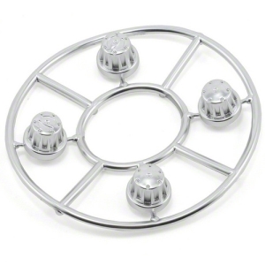 AX8080 Axial Hub Cover Set (Satin Chrome) (4)