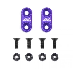 AM-030103 1/10th On-Road Alu Wing Mounts (Purple) (윙 마운트)