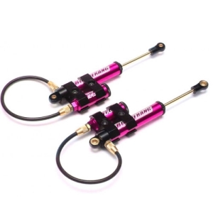 [50%DC]BRSG0110PK Boomerang™ Type G Piggyback Internal Spring Shocks w/ Functional Reservoir 110mm for 1/10 Crawlers Pink