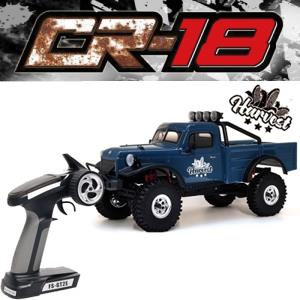 (특가) 2.4G 1:18 CR-18 4WD Rc Car rock Vehicle Truck (CR-18 HARVEST) 블루RTR