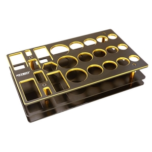 C27286GOLD Universal Workbench Organizer 195x117x40mm Workstation Tray (Gold)