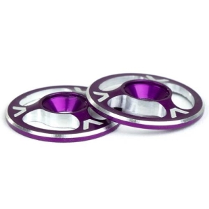 AV1060-PUR Triad Wing Buttons | Purple