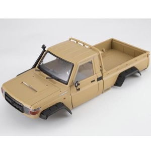 [#KB48734] [미조립품｜트랙사스 TRX-4 휠베이스 323mm] 1/10 Toyota Land Cruiser LC70 Hard Body Kit w/Pedal, Wheel Arches, Steel Mounting (Matte Military Desert｜킬러바디 색상사출)