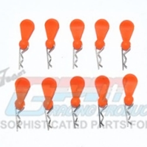 BCM007-OR Body Clips + Silicone Mount for 1/16 to 1/18 Models