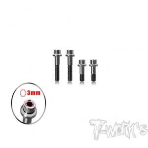 TP-183-K 64 Titanium King Pin Screw ( For Kyosho MP10/MP9 )