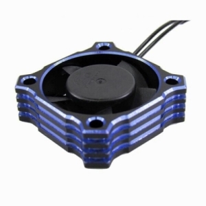 106034 Aluminum Fan (Axial flow) for ESC and Motor 30 x 30 mm - Black Blue