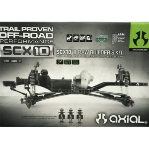 AXI90104  AXIAL 1/10 SCX10 II RAW Builders Kit