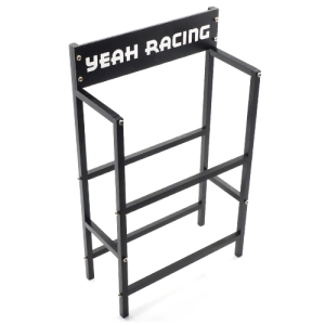 YA-0407BK Yeah Racing RC Aluminum Tire Rack For 1/10 Tires Black