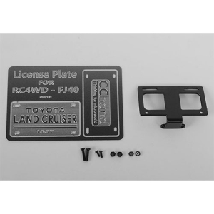 VVV-C0463 Front License Plate System for RC4WD G2 Cruiser