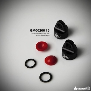 GM0020015 Aluminum XD Shock Caps with Diaphragms