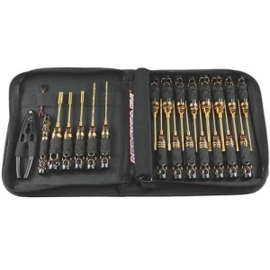 AM-199442 AM Toolset (23Pcs) With Tools Bag Black Golden