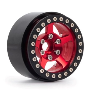 R30409 1.9 CN14 Aluminum beadlock wheels (Red) (4)