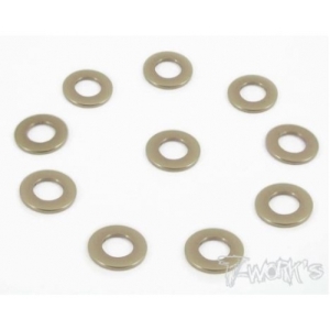 TA-007BR Aluminum 3mm Bore Washer 0.75mm (Brown) 10pcs