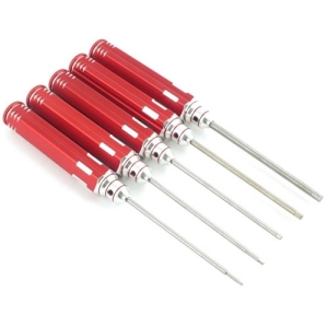 [추천상품] UP-MMSETRD HEX Screw Driver 5set (1.5/2.0/2.5/3.0/4.0 mm) 육각드라이버5종셋트(레드손잡이)