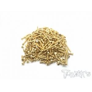 GSS-XB816 Gold Plated Steel Screw Set 138pcs For Xray XB8 2016 (#GSS-XB816)