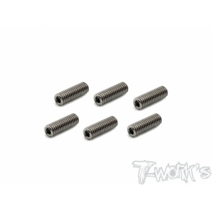 TSS-412S 64 Titanium Hex. Socket Set Screw 4 x 12mm 6pcs