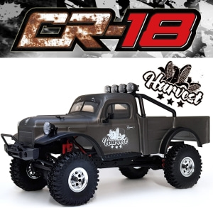 (특가) 2.4G 1:18 CR-18 4WD Rc Car rock Vehicle Truck (CR-18 HARVEST) 그레이