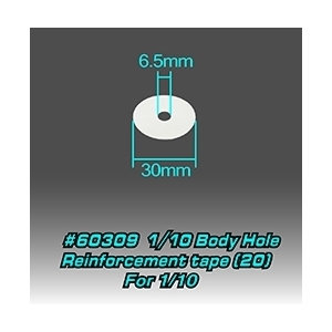60309 1/10 Body Hole Reinforcement tape (10)