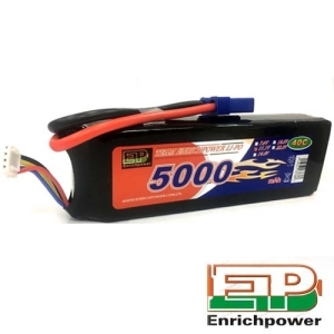 [26mm 두께 고압축형 3셀 리포배터리] EP 5000mAh 11.1V  40-80C  26MM 두께  LIPO  EC5