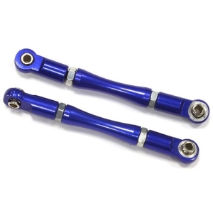 T8070BLUE Type II Alloy Steering Links for Traxxas 1/10 Electric Rustler 2WD &amp; Slash 2WD