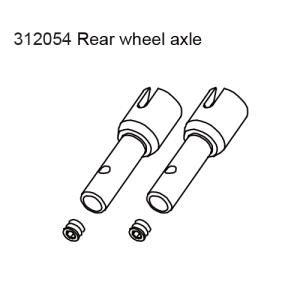 312054 rear wheel shaft