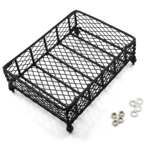 YA-0404 1/10 RC Rock Crawler Accessories Metal Mesh Wire Luggage Tray Type D (13cm X 10cm X 3.5cm)