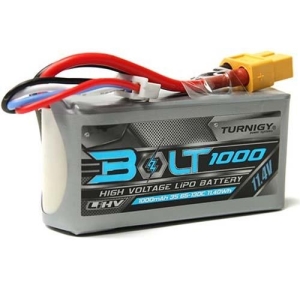 9210000156-0 Turnigy Bolt 1000mAh 3S 11.4V 65~130C High Voltage Lipoly Pack (LiHV)