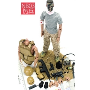 NB03  군인 운전수 #NB03 Rock Hobby 1/6 Willys Driver 30CM