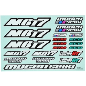 E1059 Mugen Seiki MGT7 / MGT7E Decal Sheet