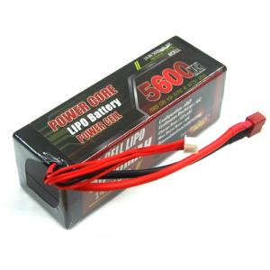 PC-148560040 POWER CORE Li-po Battery 14.8v 4S1P 5600mah 40c 사이즈 : 138 x 47 x 48mm