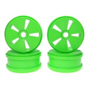 KYIFH001KG-H HARD DISH WHEEL(FLUORESCENT GREEN MP777/4PCS)