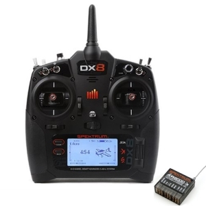 SPM8000-Mode1 DX8 Transmitter (w/AR8000 Receiver) - Mode.1