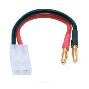 65833 LRP LiPo Hardcase adapter wire - 4mm male plug to Tamiya/JST plug