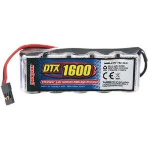 DTXM2017 Duratrax NiMH 5-Cell 6.0V 1600mAh Flat Rx U (수신기용 배터리)