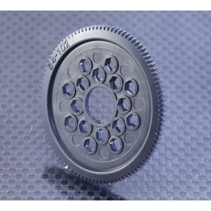 S64-100R SUPER TOUGH SPUR GEAR (Dia. 10mm) 64P 100T