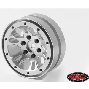 (2PC 반대분) Silver 1.9&quot; Universal Beadlock Wheel (D1)