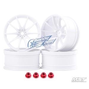 102053W MST White G25 RC 1/10 Drift Car Wheels offset 8 (4 PCS)