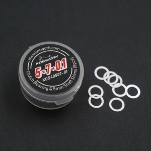 KOS40507-01 5x7x0.1mm Clutch Bearing &amp; 5mm Shaft Shims (8pcs)