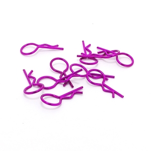 1/10 Standard Size Body Clips Purple (10pcs) 바디핀