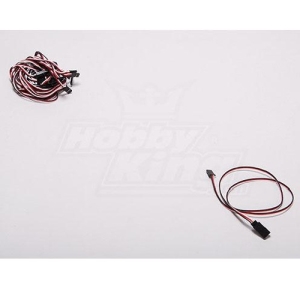 TURNIGY 60CM Servo Lead Extention (Futaba) 26AWG (10pcs/set)