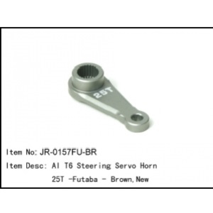 JR-0157FU-BR AI T6 Steering Servo Horn 25T -Futaba - Brown,New (#JR-0157FU-BR)