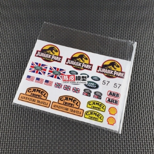 D0013 바디 데칼 Decal Sheet (재단완료) 180x130mm