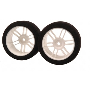 101502 Tyre 1/10 26mm FR White ITA (SH37)